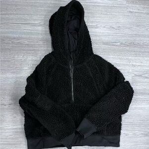 Lululemon wool oversized Sherpa half zip M/L